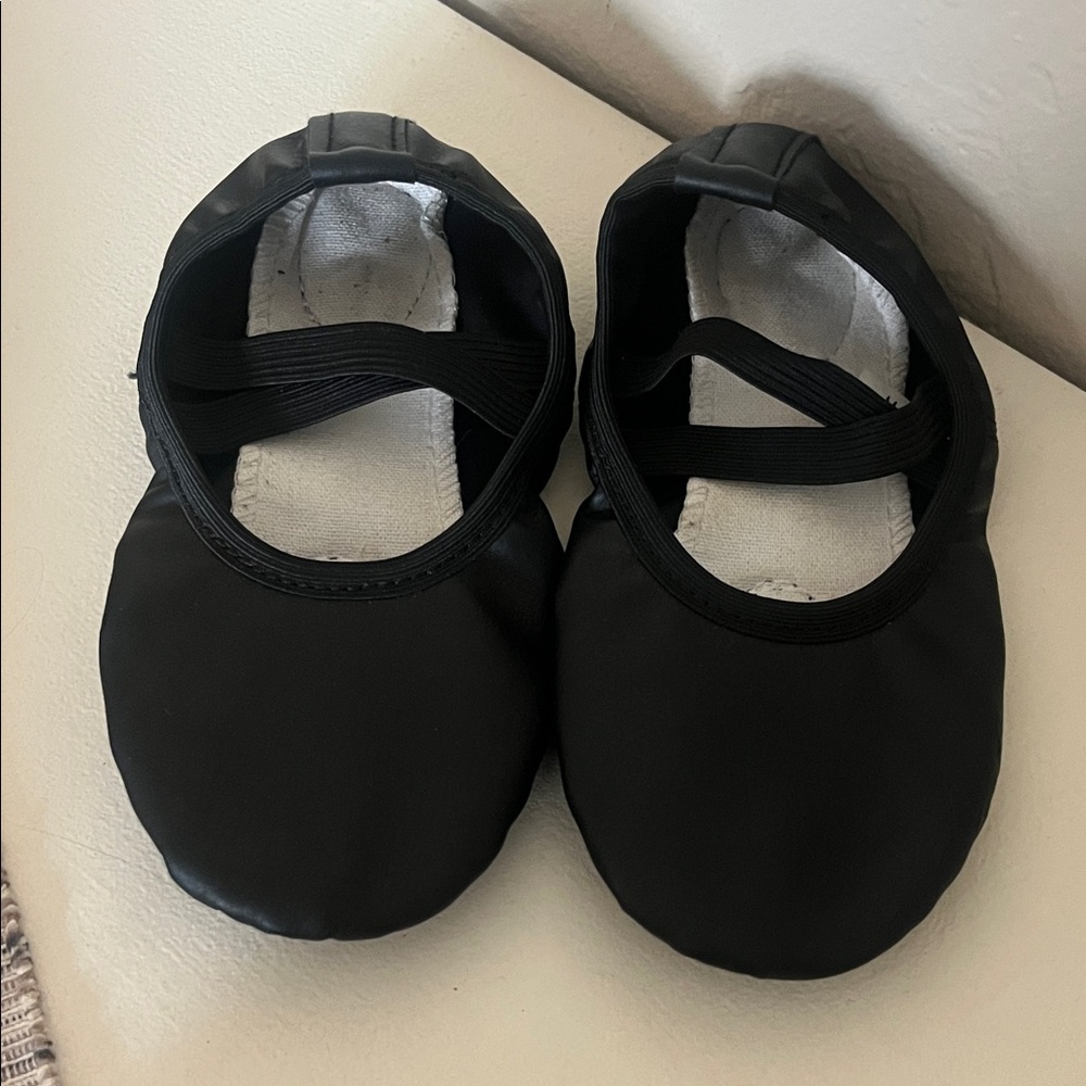 Black Kids Ballet Shoes by Stelle